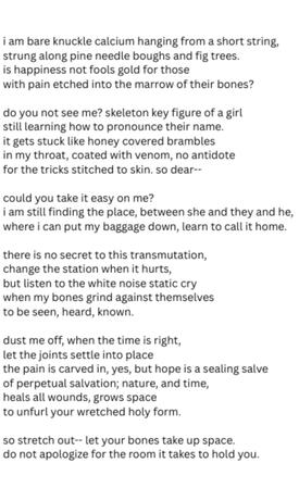 No Secret Alchemy Poem